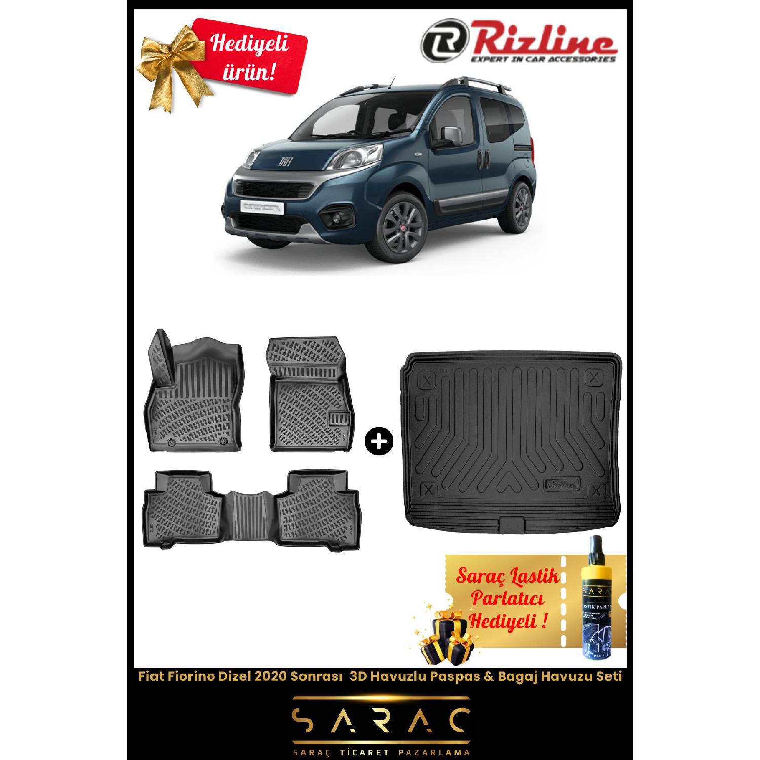 

Rizline Fiat Fiorino Diesel 2020 Onwards Compatible 3d Pool Mat