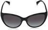 Emporio Armani Sunglasses 58758G Grey 57 Women's EA4162F, Black/Gradient Lens,
