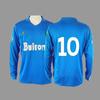 Retro Long Sleeve Football Jersey - Beckham Zidane Messi Ronaldo Classic Soccer Shirt