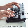 Sanwa Supply Keyboard, Wired USB Connection, Waterproof and Dustproof, 109 Japanese Keys, Black, SKB-BS6BK