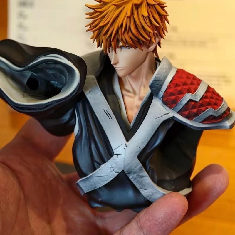Yiiinhaaai Kurosaki Ichigo Bleach Anime Figurine 35Cm Pvc Gk Figurine Collection Ornament Birthday Present For Anime Fans Statue
