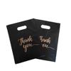 100 Pcs Plastic Thank You Packaging Bag Waterproof Tote Bag Gitf Bag Shopping Bag  Wedding
