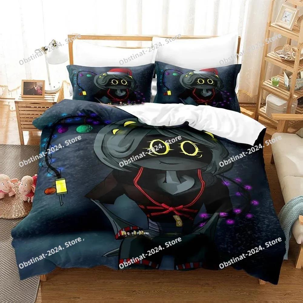 Fashion 3D Printing  Anime Murder Drones Bedding Set Cartoon Three-piece Set Adult Kid Bedroom Duvet Cover Sets  Home Textiles