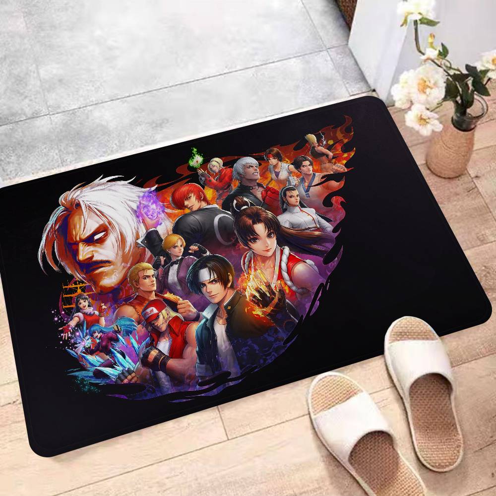 Fighting Game K-King Of F-Fights Floor Mat Rectangle Anti-slip Home Soft Badmat Front Door Indoor Outdoor Mat Hotel Decor Mat