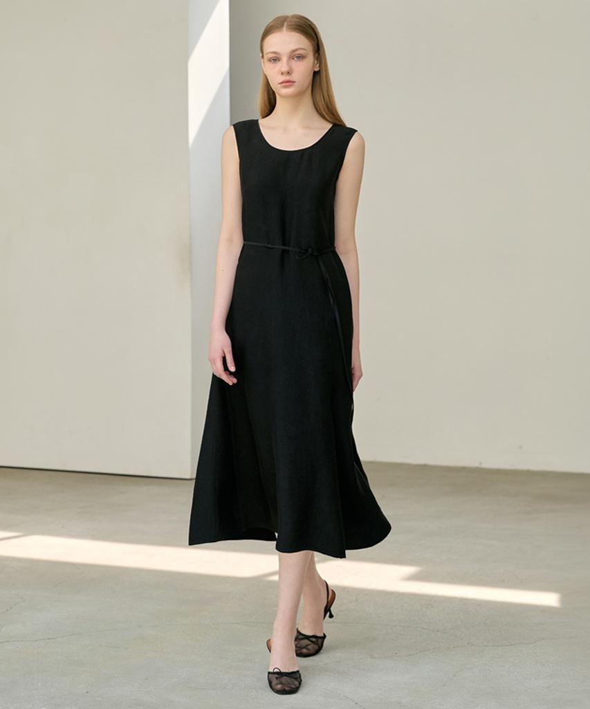 Boleugosesia 26Ss Acetate Silky Dress Black