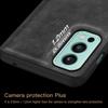 Für OnePlus Nord 2 5G PU-Leder+TPU+PC Handyhülle Retro Textur Sturzsichere Abdeckung