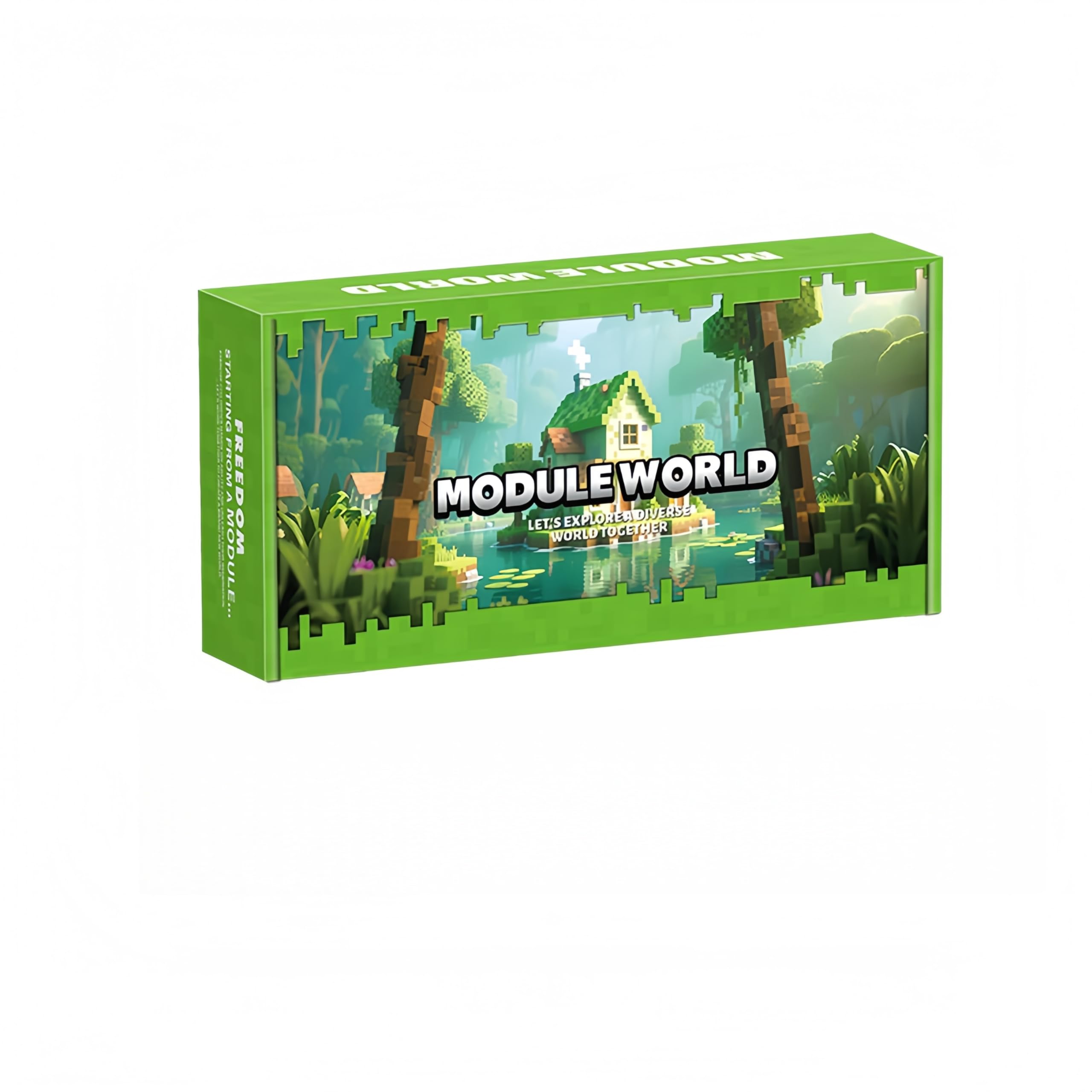 

hopekolike Магнитный Мой Магнитный Мир Мини Магнитный Строительный Образовательный Куб Магнитный Уникальный Подарок для Магнитный 3D Пазл Блоки в стиле Майнкрафт,