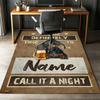 Custom Name Dog Printed Carpet,Rug for Office Chair Living Room Bedroom Kitchen Room Decor Gifts.