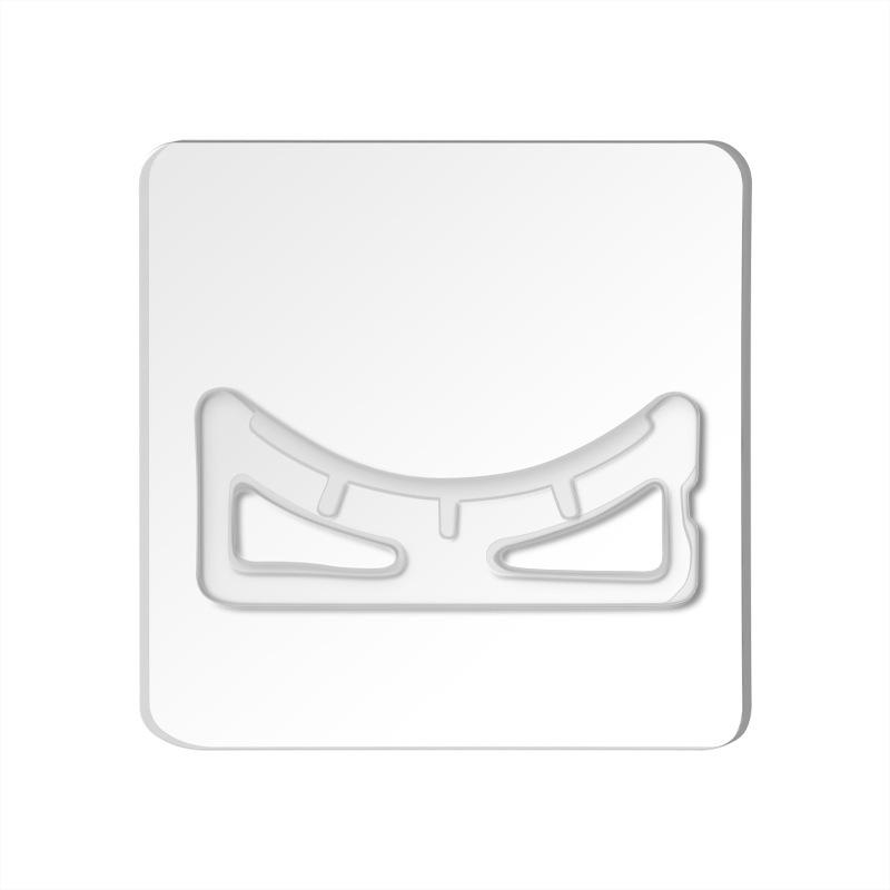 Teleskopische Anti-Rutsch Dusch-/Vorhangstangenhalterung mit Klebebefestigung