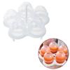 Hard Boil Eggs Without for Shell Egg Poacher Cups Non-stick Egg Dividers Molds 5