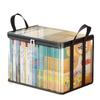 Student load book organisation double side portable household large capacity textbook book storage box