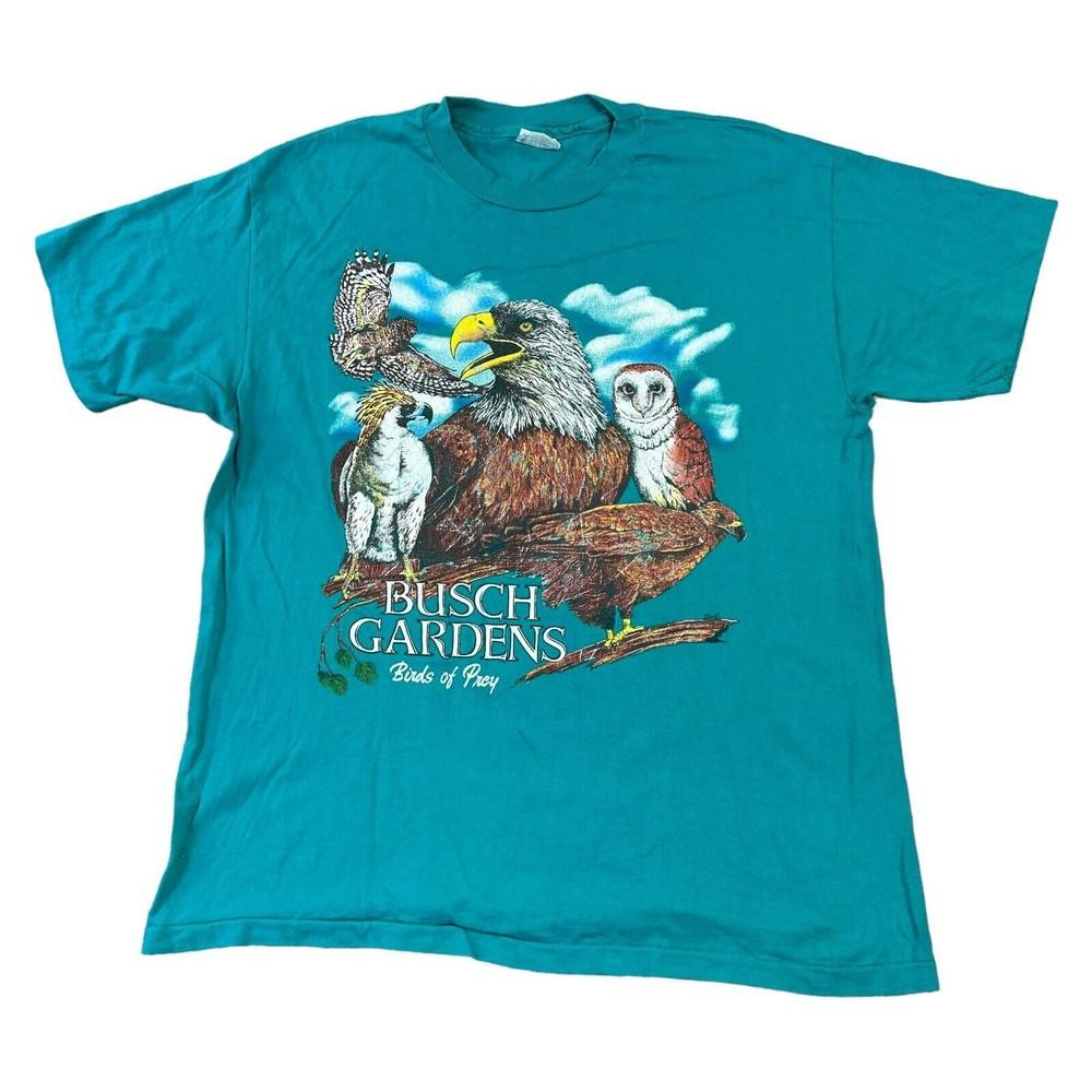 

Vintage Wild Life Single Stitch T-shirt Birds Of Prey Eagle 90s USA Mens XL
