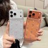Dream Glitter Bowknot Translucent Phone Case for 14-17 Pro Max Models