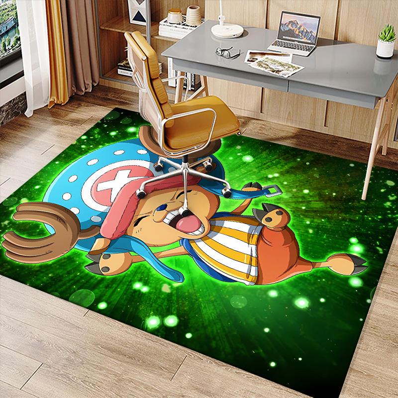 One Piece Tony Tony Chopper Printed Absorbent Washable Carpet, Non-Slip Bathroom Mats, Kitchen Rugs, Yoga Mat,Living Room Entrance, Camping Picnic Rug