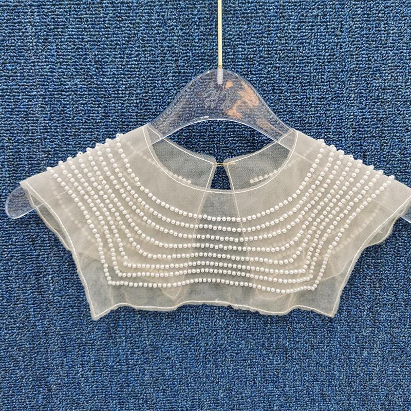 Collar Mesh Hollowed Collar Women'S Clothing Children'S Clothing Dresses Lace Tops And Other Diy Accessories Cloth Stickers