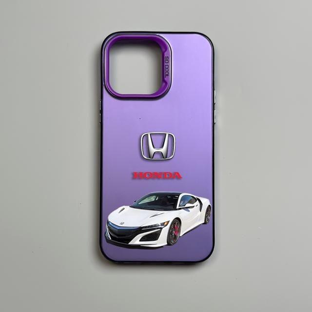 For Honda Emblem Mobile Phone Case For iPhone 11 12 13 14 15 16 Pro Max Plus Black Silicone Soft Case Cover Protector Accessorie LV4