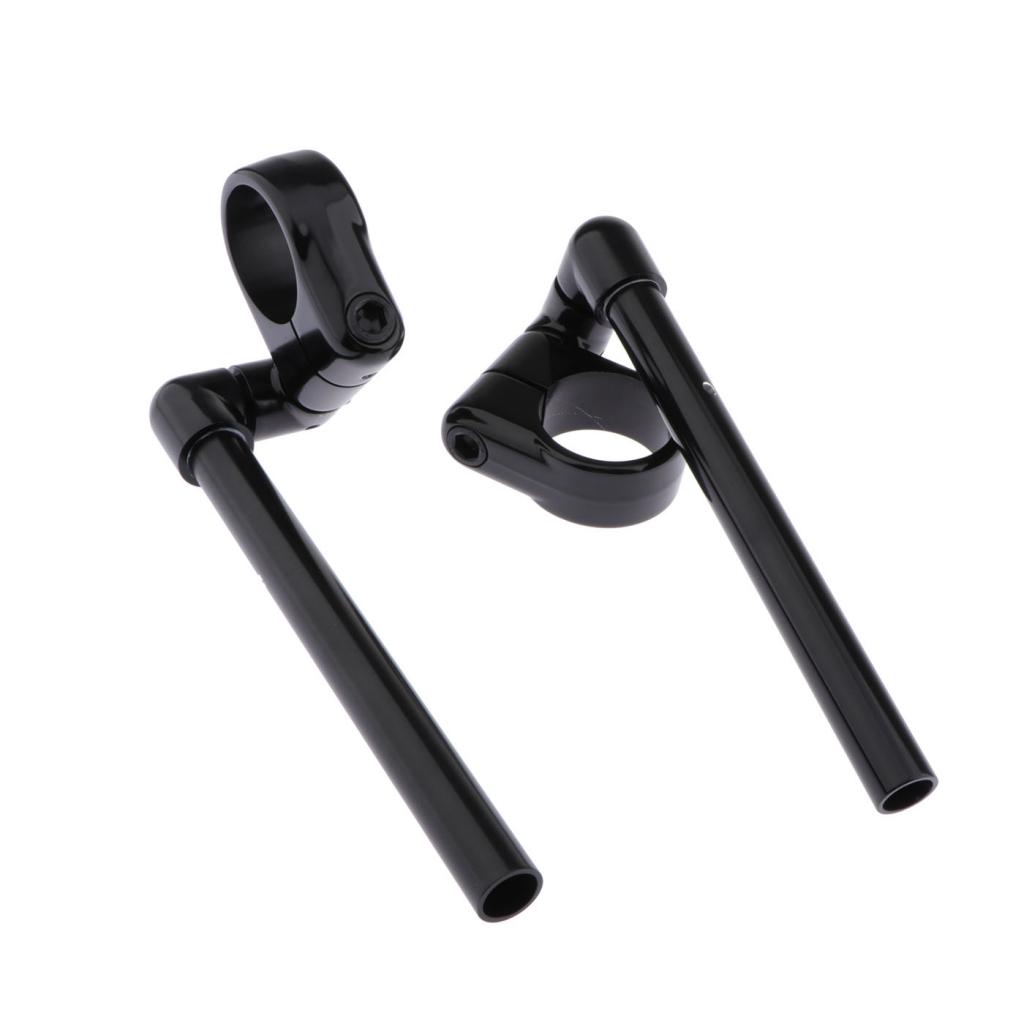 41mm CNC Alloy Handlebars Grips Adjustable Clip On Fork for Motorbike