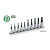 TONE Torx Socket Set (Heavy Duty with Holder) HTX310, 9.5mm (3/8") Drive, 10 Pieces