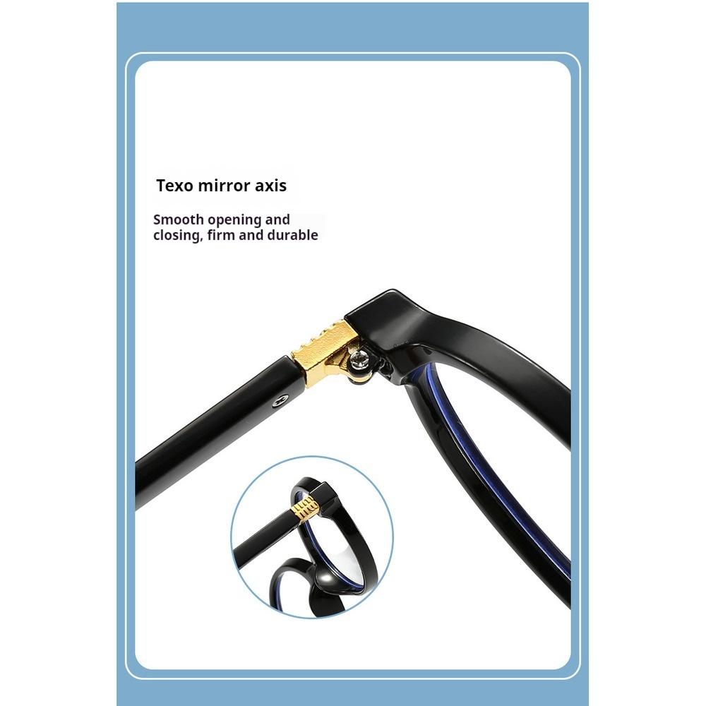 2025 Glasses Frame Nerd Oval Fashion Flat Mirror  Version Versatile Plain Faced Women's