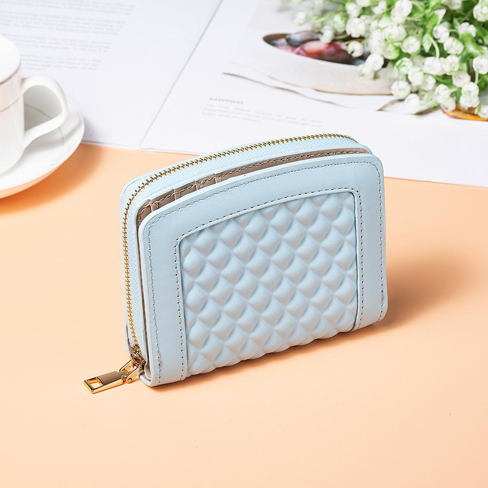 Women's Wallet Short, Multi Slot Card Bag, Small, Fresh, Simple, Stylish Zipper, Coin Purse Wallet