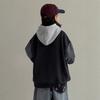 Boy Fleece Lined Hooded Sweatshirt Kids Winter Warm Top