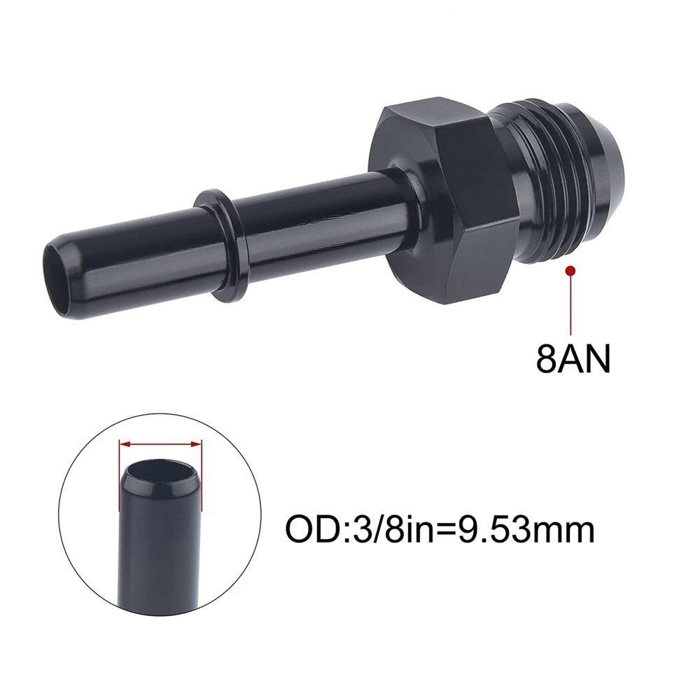 1 szt. Aluminium 6AN 8AN Męski Do 3/8" 5/16" Szybkozłączka Męska Wciskana Adapter Złączki Szybkozłączka