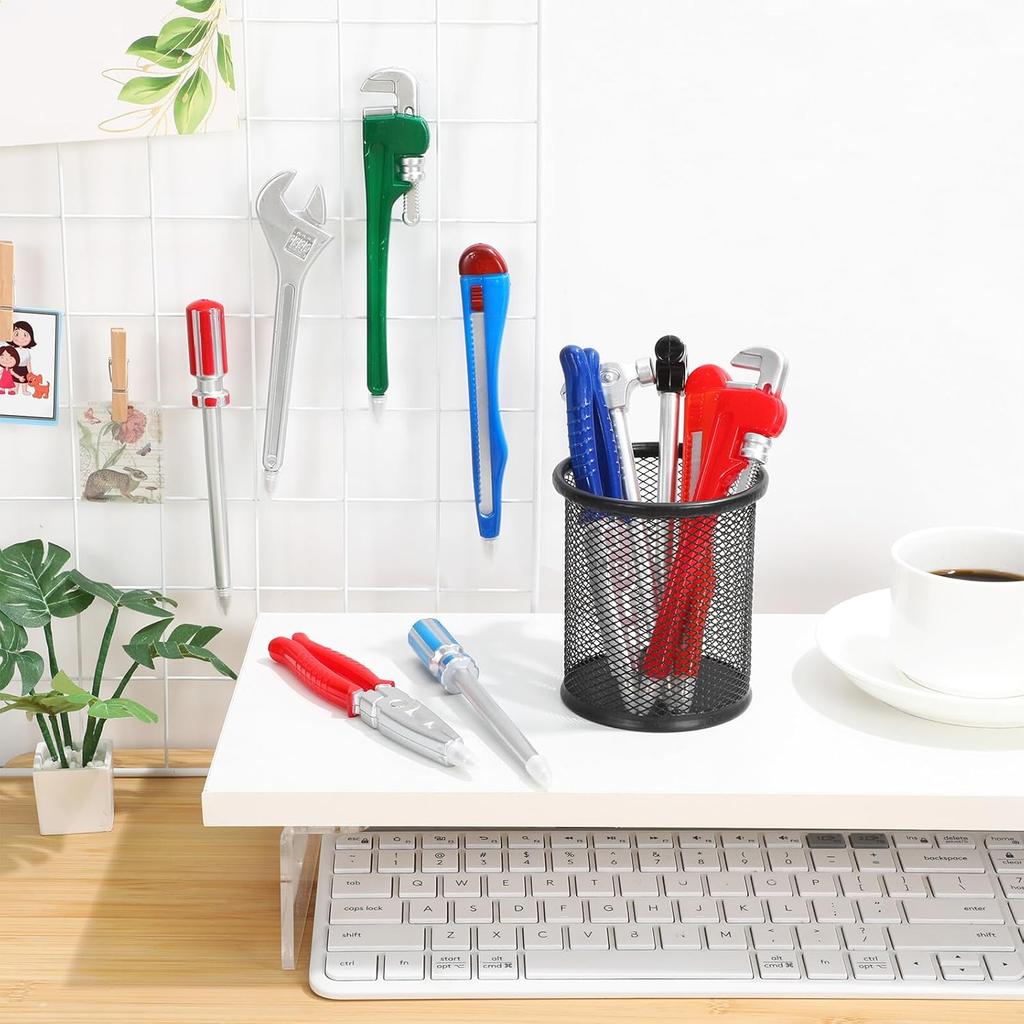 5 предметів Новинка Набір кулькової ручки Ключ Молоток Плоскогубці Викрутка Чорнило чорного кольору A6829