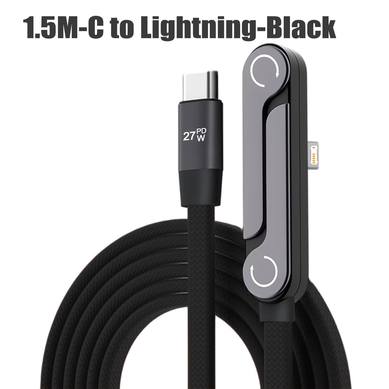 240W Fast Charging Type C Charger Cable Foldable Phone Stand Desktop Bracket Charging Cord Compatible with iPhone Samsung Androi