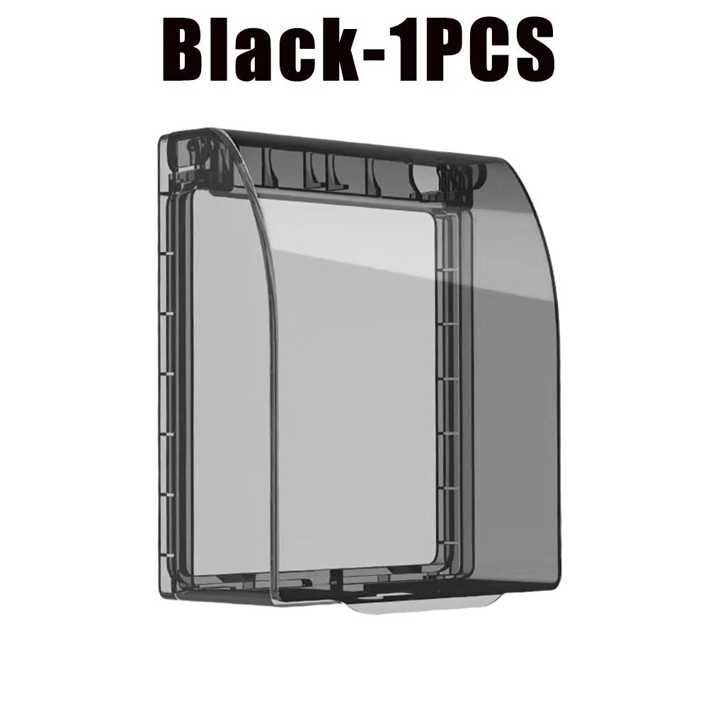 86 Type Wall Socket Waterproof Case Transparent Switch Cover Household Electrical Outlet Protection Accessories