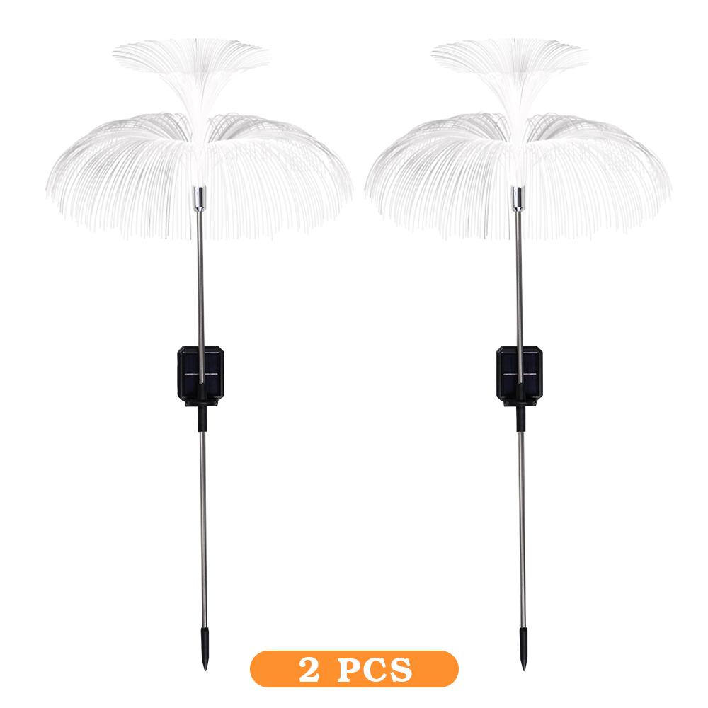 Solar Firework Garden Lights Waterproof Solar Jellyfish Lamp Outdoor Decorative Stake Light Patio Walkway Decor Landscape Lamp