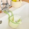 Kitchen Sink Cleaning Accessory Strainer Basket, Automatic Dumping Design, Hanging Easy Clean Gadget Faucet Food Catcher, for And Drainage Waste Trap