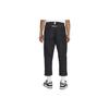 Nike Logo Print Straight-Leg Cropped Casual Pants Men Bottoms Black DM5216-010