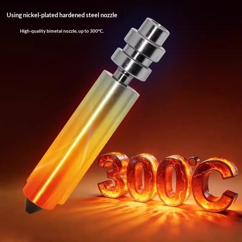 Bimetallic Nozzles For Anycubic Kobra X Combo Quick Swap Hotend Nozzle Hardened Steel 0.25/0.4/0.6/0.8Mm Kobra X 3D Printer Part