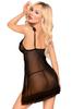 Babydoll Et String Assorti Noir After Sunset Ph0007 Blk