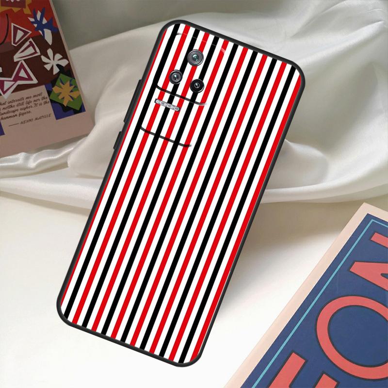 Milan Stylish Stripe Design Case For POCO X6 Pro X3 X5 F3 F5 M5s M6 Pro Xiaomi 14 Ultra 11T 12T 13T Pro 12 13 Lite Cover