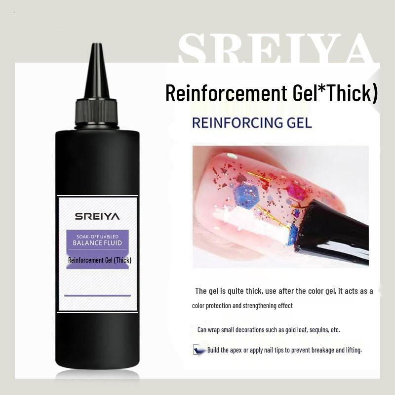 Large Matte No-Wipe Base & Top Coat Strengthening Gel for Nail Salons – Anti-Lifting, Leveling Formula