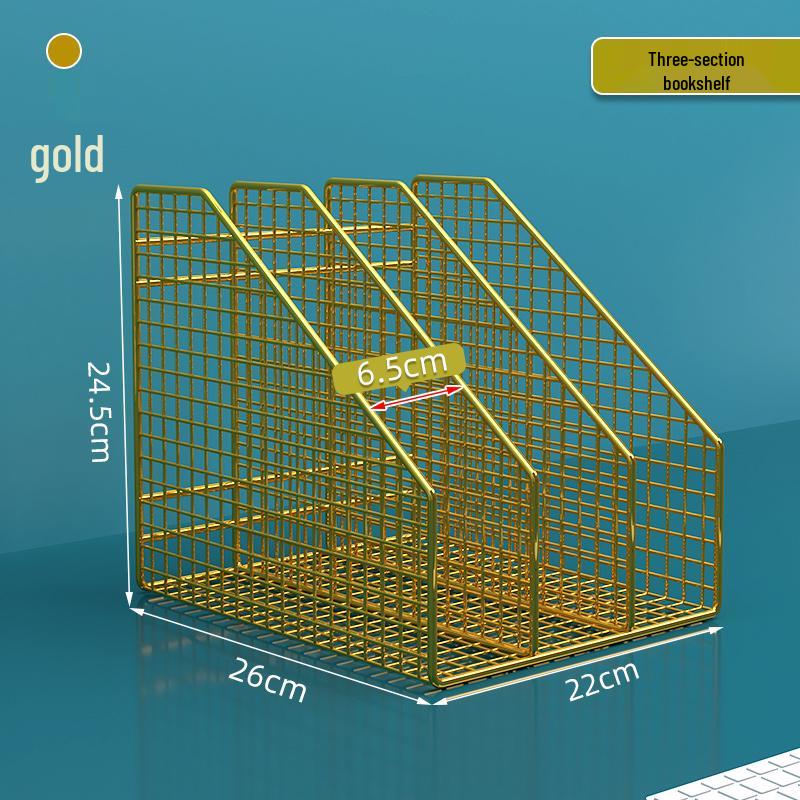 Multi-layer Desktop File & Bookshelf Organizer