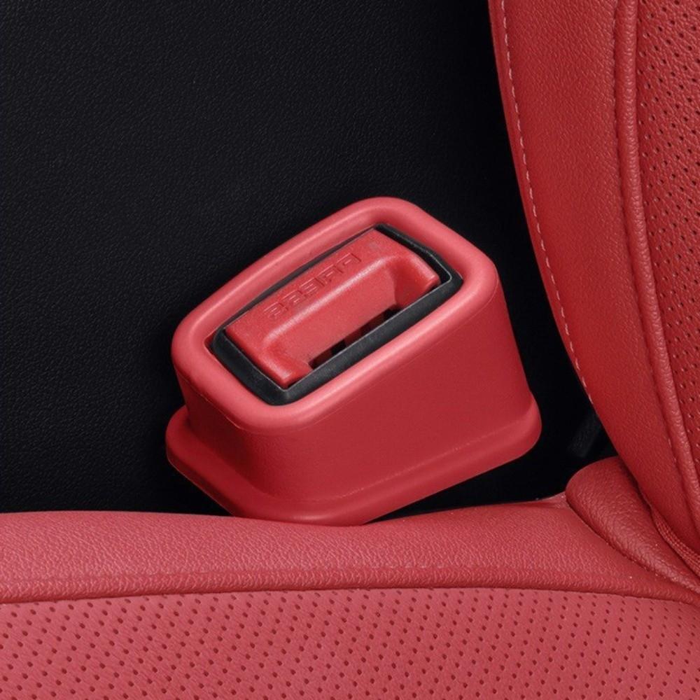 2PCS EVA Seat Belt Buckle Holder Full-Wrapped Anti-Slip Seat Belt Protection Cover Anti-Scratch Seat Belt Slot Fixer