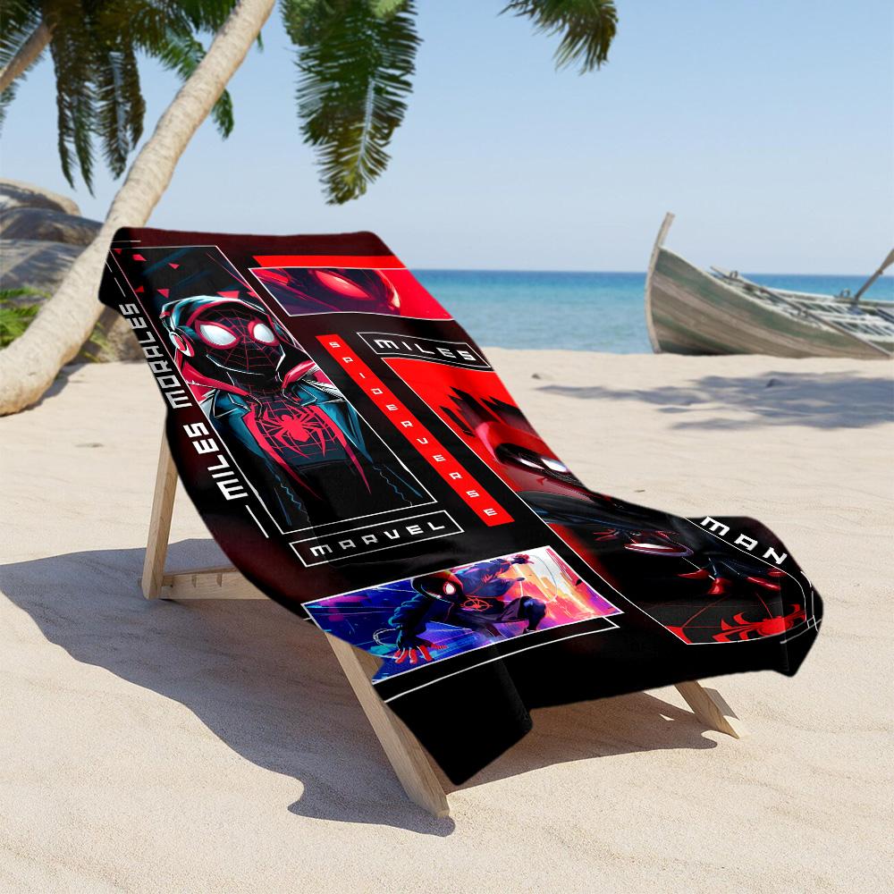 Spider-man Durable Beach Towel Foldable Oversized, foldable, portable, travel beach towel Vibrant Pattern Perfect Gift for Women/Men
