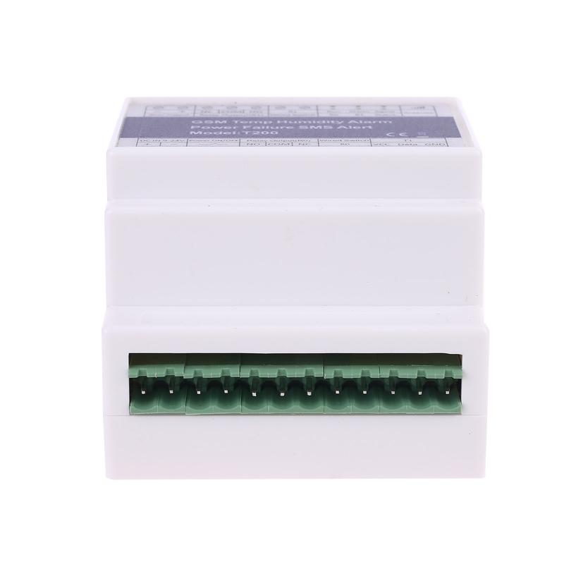 T200 Monitoring Relay GSM Web 3G 4G Temperature Humidity Power Status Monitoring Relay SMS Alert Alarm for DC 9V~24V/1A