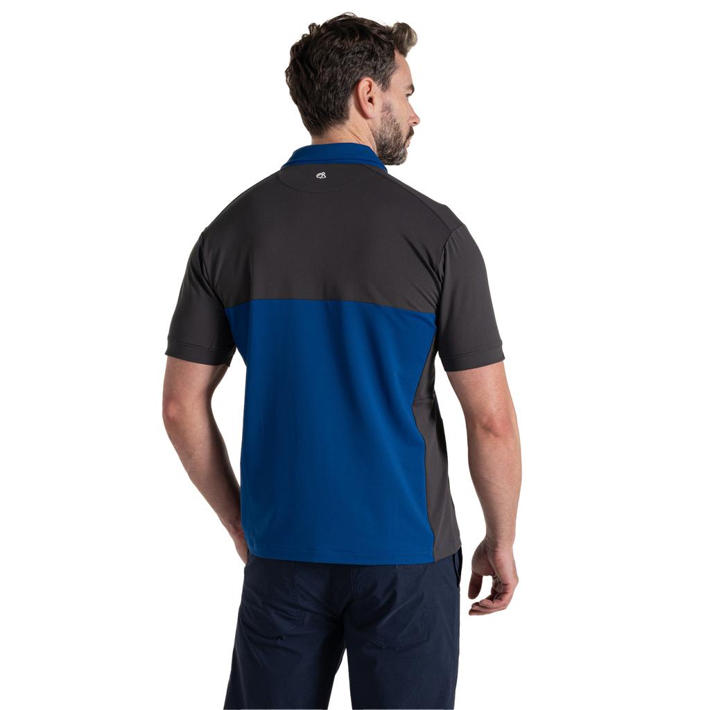 CRAGHOPPERS Mens Avro Nosilife Short-Sleeved Golf Polo Shirt