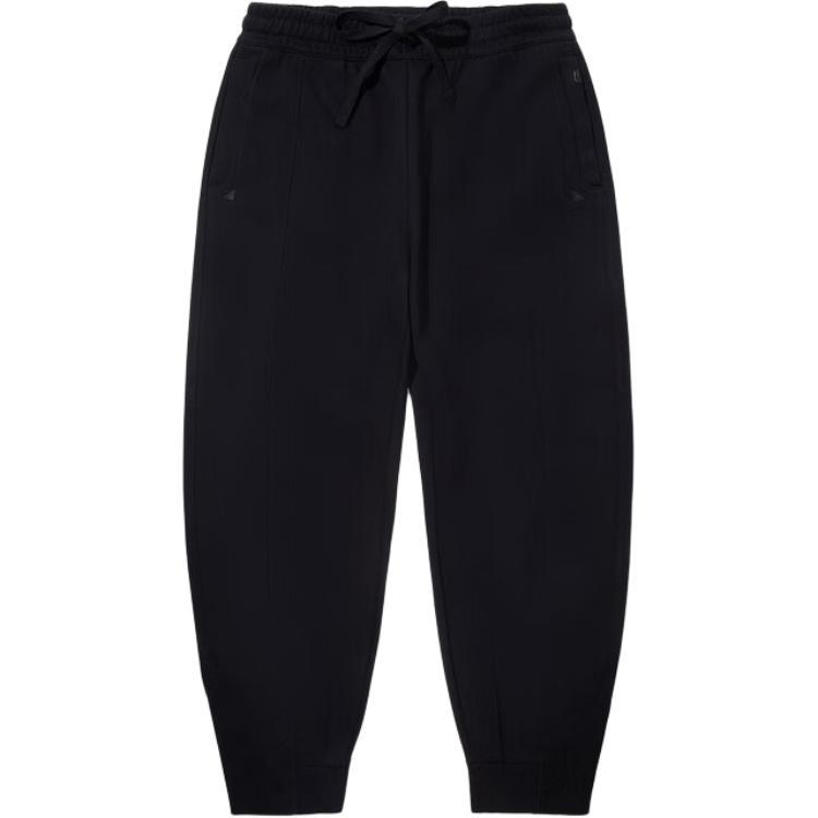 

Li Ning Revive Comfort Простые Свободные Однотонные Брюки Кэжуал с Манжетами и Кулиской на Средней Посадке Мужские брюки AKLVB97-2 XL