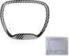 Central Control Steering Button Frame Trim Compatible with Dodge Challenger Durango 2015-2025, Car Interior Decoration Accessories (Black)