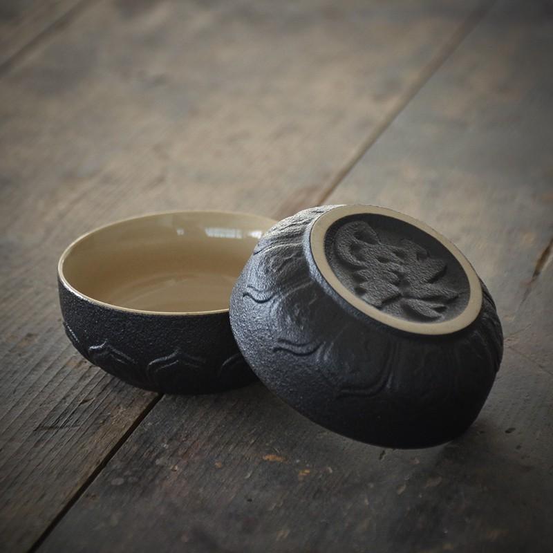 Ceramic Quick Tea Set with One Pot and Two Cups Japanese Kung Fu Tea Set