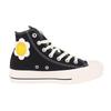 Converse All Star PLTS Flower Patch HI Size Cm Sneakers, Black, 23.0