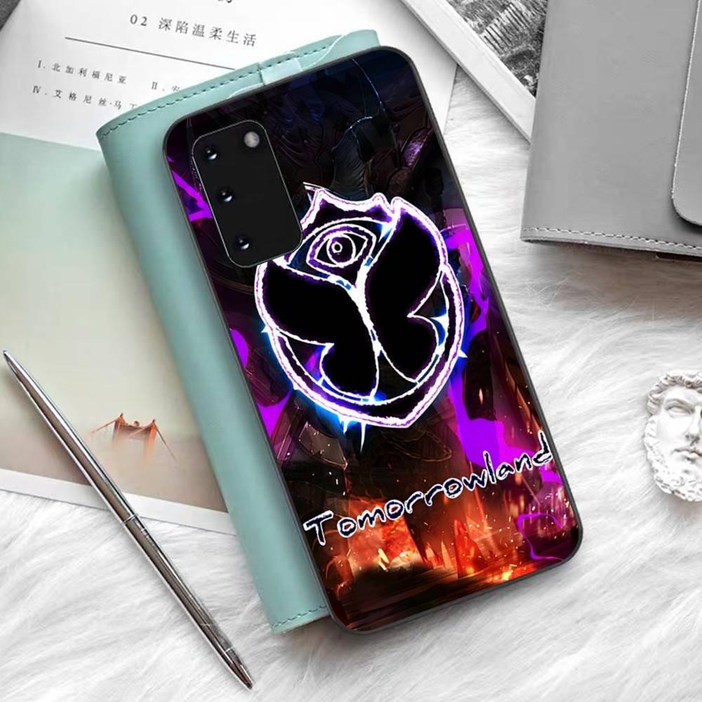 

T-Tomorrowlands Music Logo Phone Case For Samsung S 24 Fe 25 Ultra Plus 20 Lite 21 30 22 23 24 22 Ultra 5G Fundas Samsung S20 Plus 5G