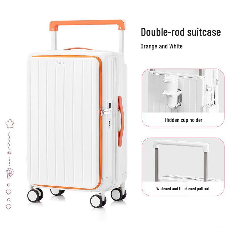 KarLot Side/Front Opening Large Capacity Luggage 24 inch
