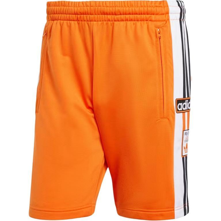 adidas Adicolor Adibreak Shorts Asia Sizing Orange White Men s IM9447 S