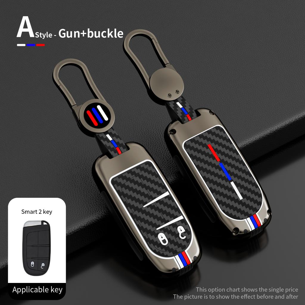 Car Key Case Full Cover for Jeep Grand Cherokee Renegade Fiat Freemont Dodge Charger Challenger Durango Journey Accessories