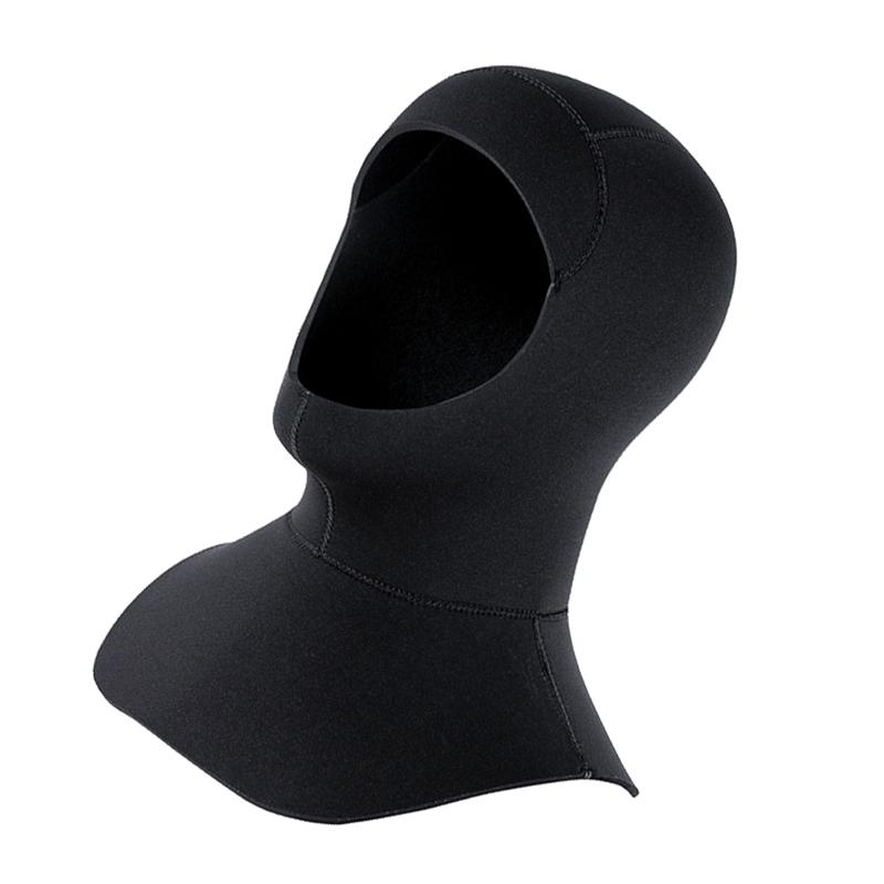 3Mm Neoprene Scuba Diving Hood With Shoulder Snorkeling Equipment Hat Cap Winter